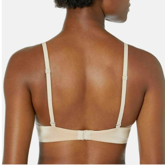 MAIDENFORM DreamWire No-Poke Push-Up Bra Convertible DM0066 Size 32C - Nude NWT - Picture 5 of 8